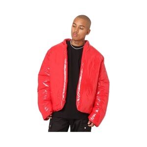 Club Paradise Unisex Paxton Puffer Jacket Red NWT Size XL